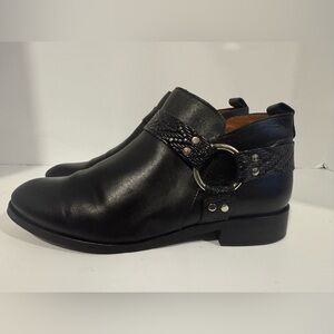 Black Leather Marroqui Sanchez boot
